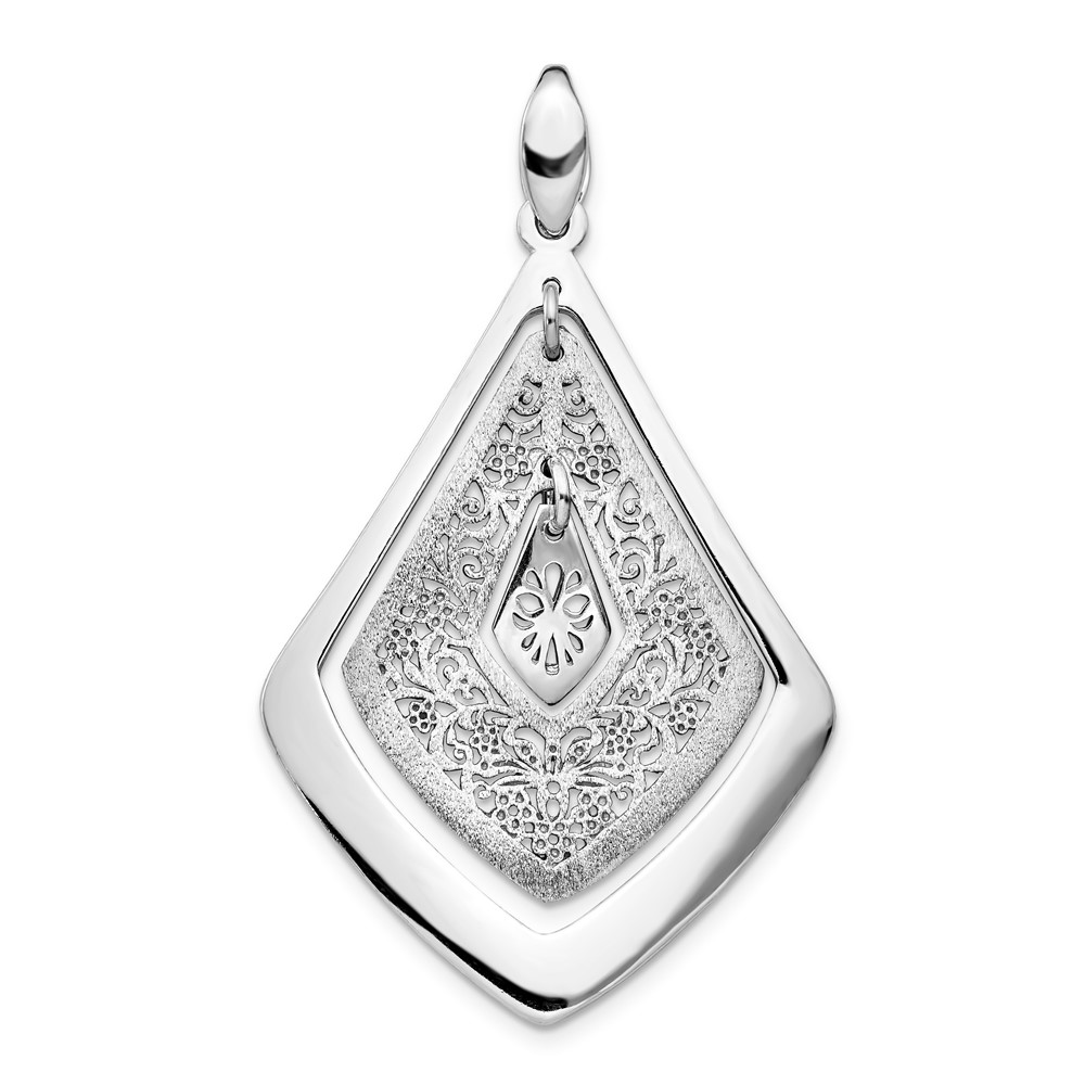 Sterling Silver Polished Pendant Brummitt Jewelry Design Studio LLC Raleigh, NC
