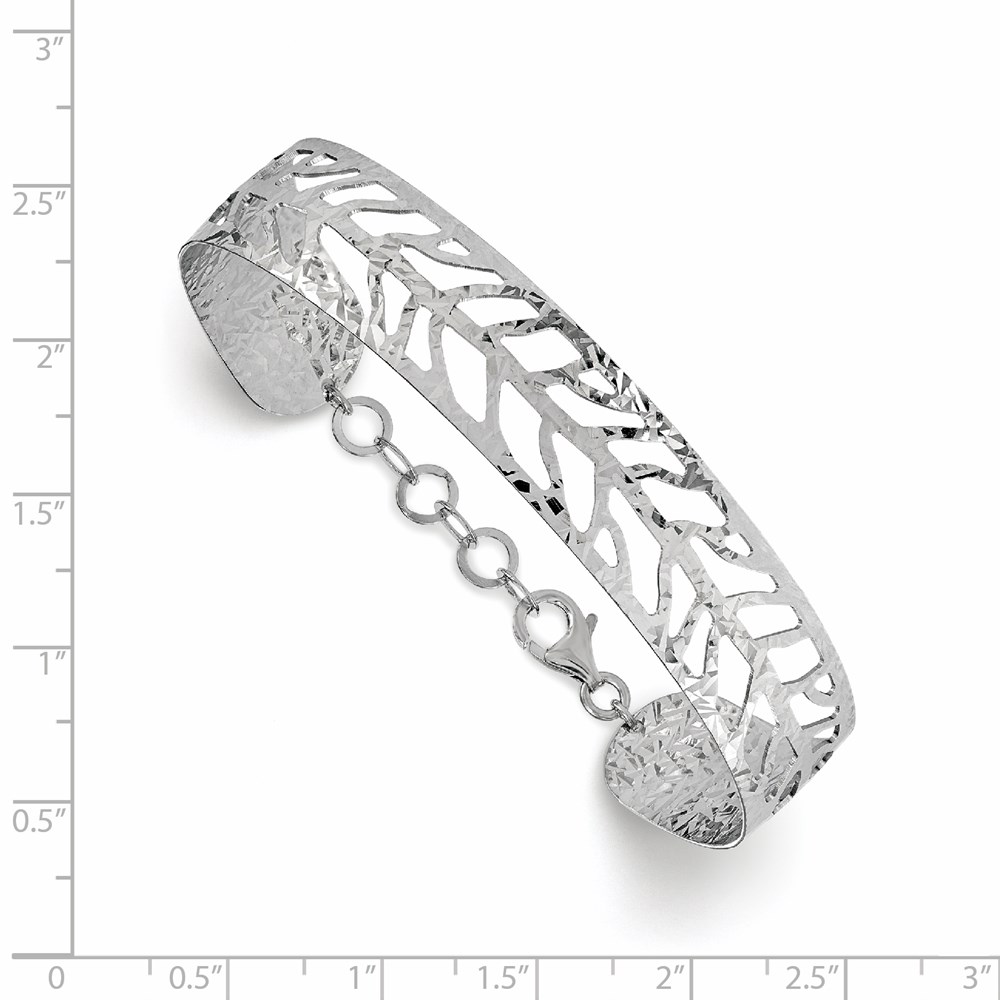 Sterling Silver Bangle Bracelet Image 2 Brummitt Jewelry Design Studio LLC Raleigh, NC
