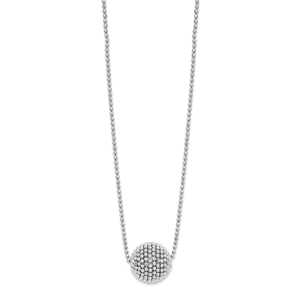 Leslie S Sterling Silver Polished Necklace Qlf7 16 5 Graham Jewelers Wayzata Mn Leslie S Sterling Silver Polished Necklace Qlf7 16 5 Graham Jewelers Wayzata Mn