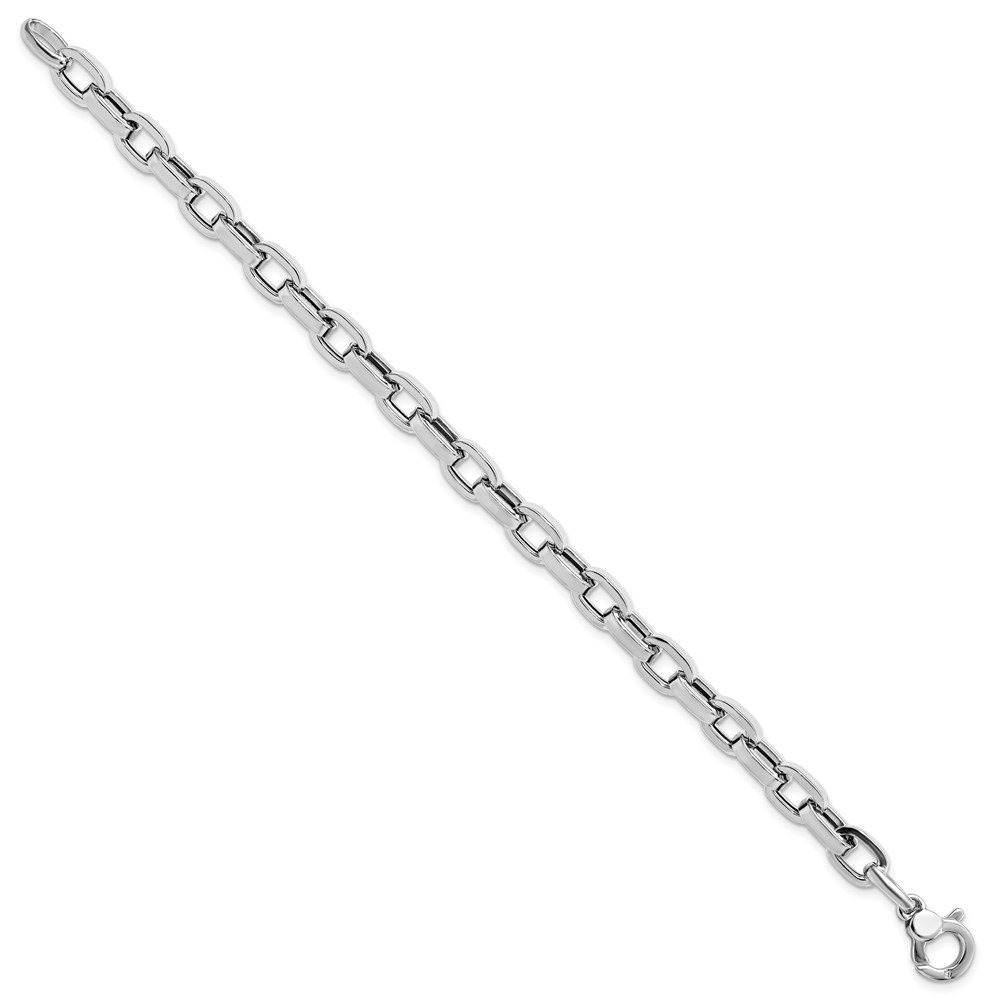 Sterling Silver Cable Link Bracelet 8