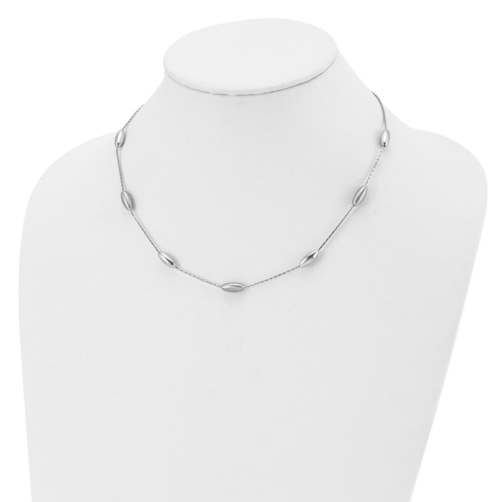 Sterling Silver Polished Necklace Image 4 Brummitt Jewelry Design Studio LLC Raleigh, NC