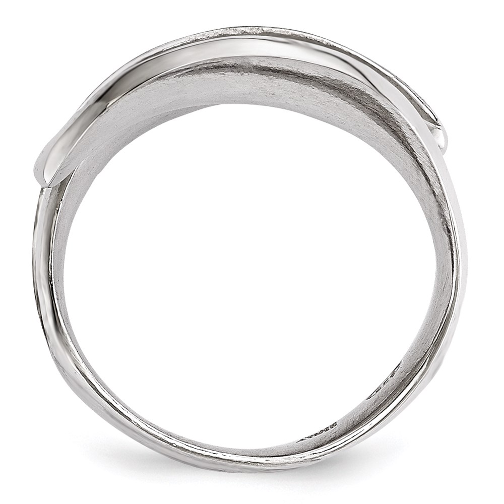 Sterling Silver Textured Fashion Ring Image 2 Brummitt Jewelry Design Studio LLC Raleigh, NC