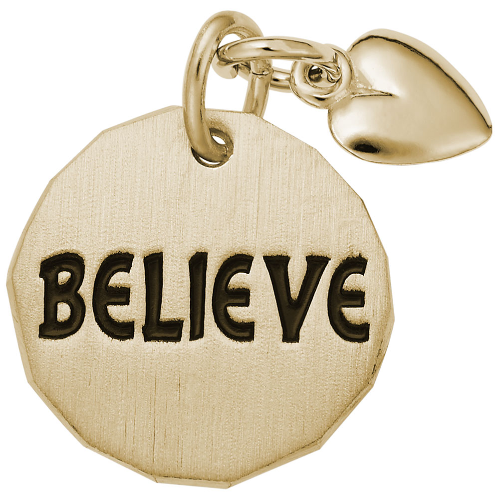 BELIEVE TAG W/HEART Mesa Jewelers Grand Junction, CO