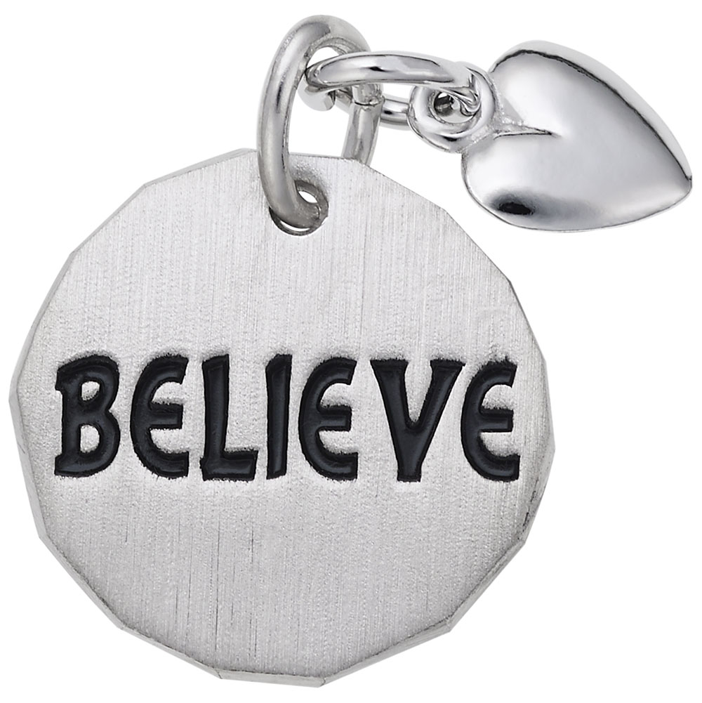 BELIEVE TAG W/HEART Mees Jewelry Chillicothe, OH