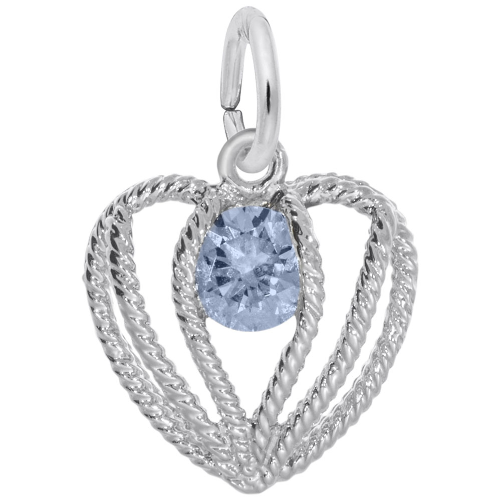 HELD IN LOVE HEART - MARCH Designer Jewelers Westborough, MA