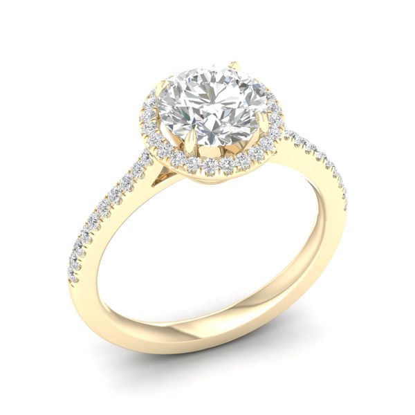 Halo Engagement Ring (Round) Image 2 Valentine's Fine Jewelry Dallas, PA