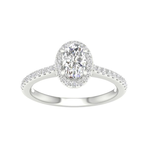 Halo Engagement Ring (Oval) Valentine's Fine Jewelry Dallas, PA