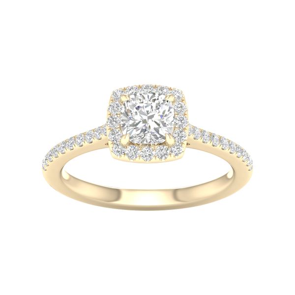 Halo Engagement Ring (Cushion) Valentine's Fine Jewelry Dallas, PA