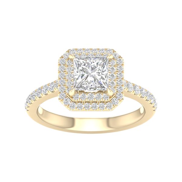 Double Halo Engagement Ring (Princess) Valentine's Fine Jewelry Dallas, PA
