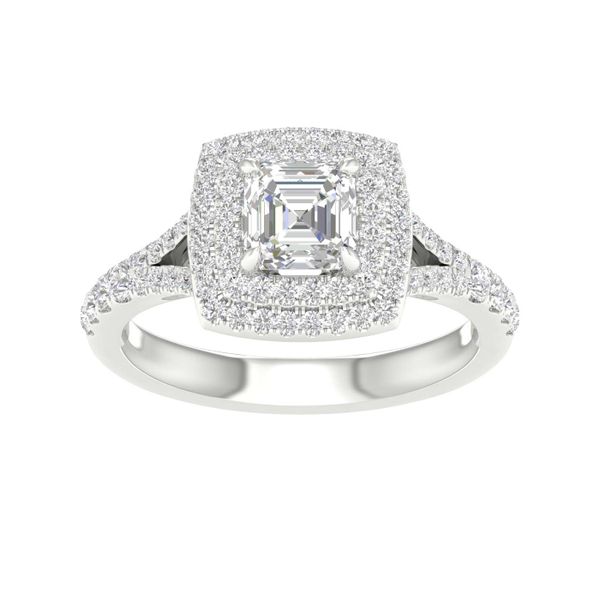Double Halo Engagement Ring (Oval) Valentine's Fine Jewelry Dallas, PA