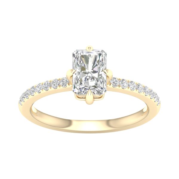 East West Prong Engagement Ring (Radiant) Valentine's Fine Jewelry Dallas, PA