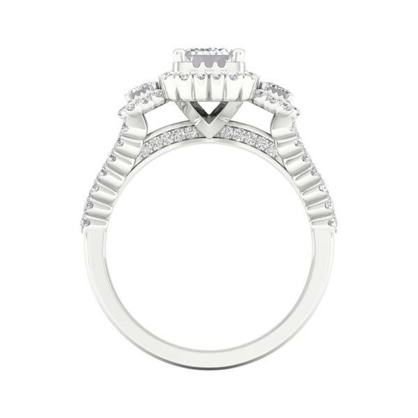 Engagement Ring with Fancy Halo Image 3 Valentine's Fine Jewelry Dallas, PA