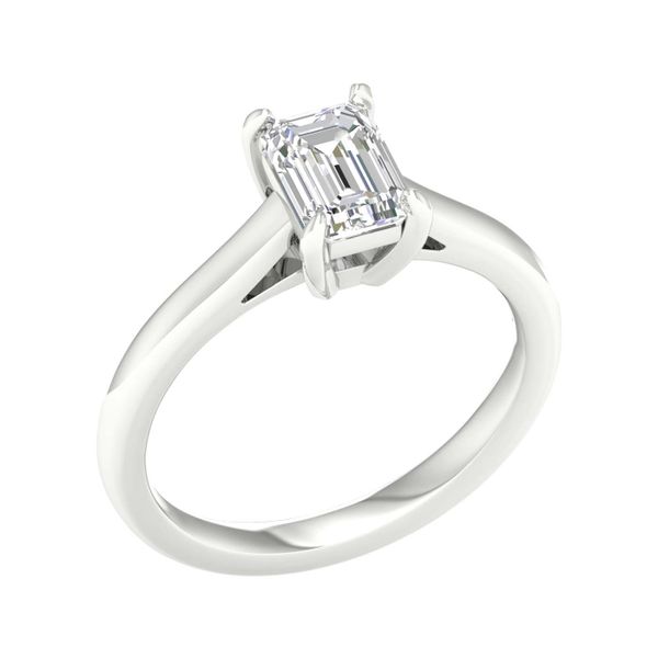 Solitaire Rings (Emerald) Image 2 Valentine's Fine Jewelry Dallas, PA