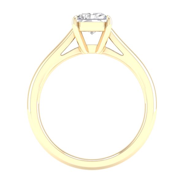 Solitaire Ring (Radiant) Image 4 Valentine's Fine Jewelry Dallas, PA