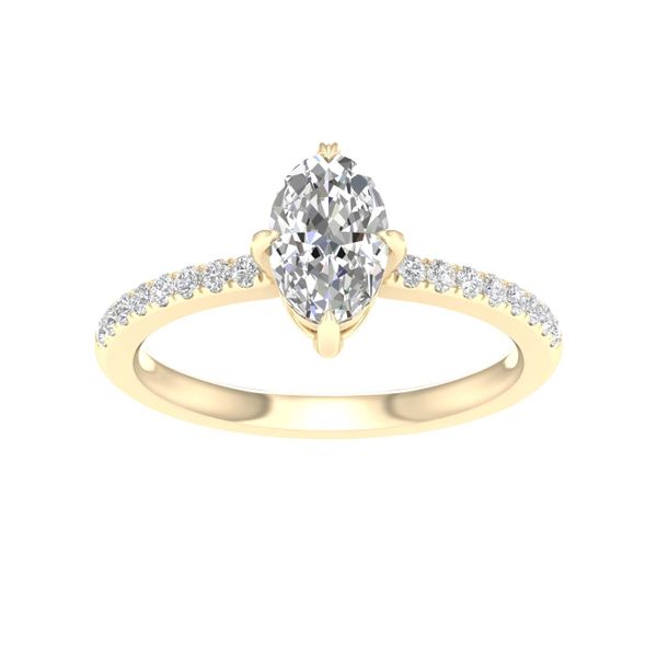 East West Prong Engagement Ring (Oval) Valentine's Fine Jewelry Dallas, PA