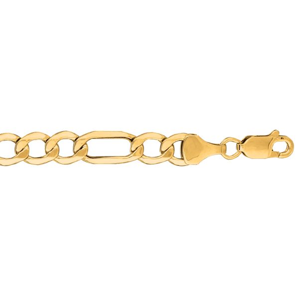 10K Gold 6.6mm Lite Figaro Chain Adair Jewelers  Missoula, MT