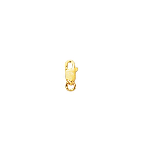 10K Gold 8mm Rectangular Lobster Lock Graham Jewelers Wayzata, MN