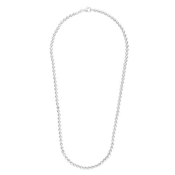 Silver 4mm Diamond Cut Bead Chain Adair Jewelers  Missoula, MT