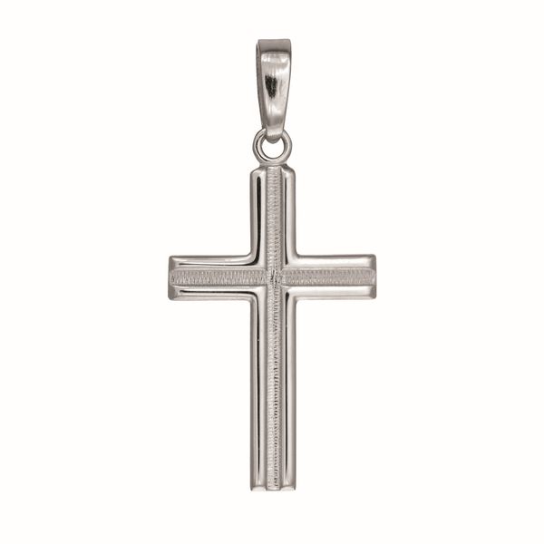 Finejewelers Sterling Silver Cross Pendant Necklace Chain Included