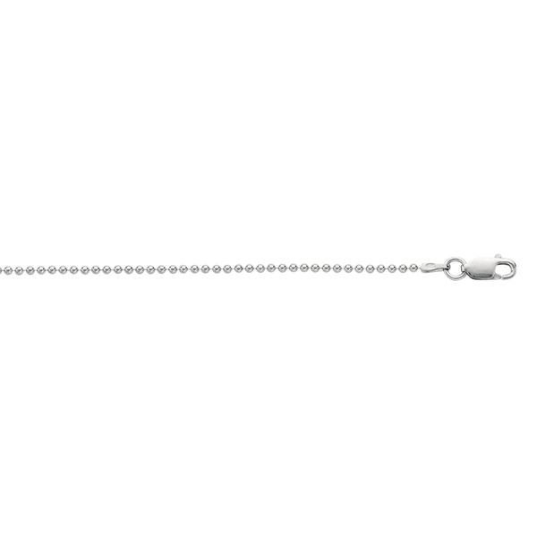 Silver 1.5mm Bead Chain with Lobster Clasp Parris Jewelers Hattiesburg, MS