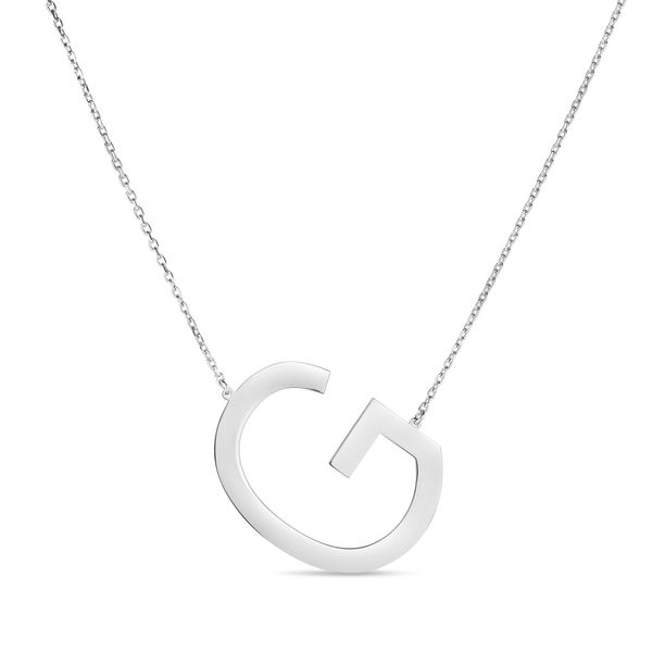 Silver G Letter Necklace Young Jewelers Jasper, AL