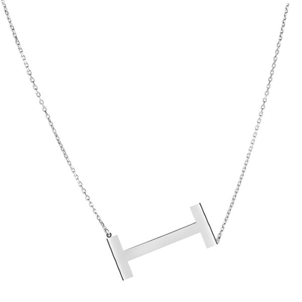 Silver I Letter Necklace Parris Jewelers Hattiesburg, MS