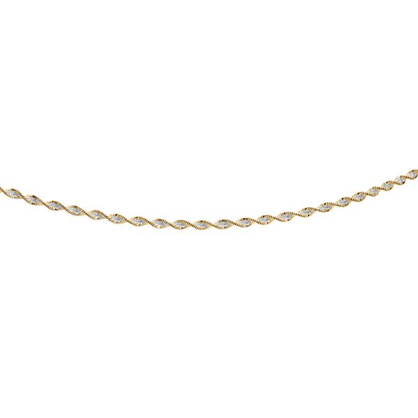 Silver Two-tone Twisted Anklet Adair Jewelers  Missoula, MT