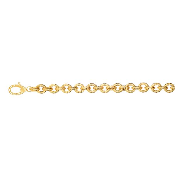 14K Gold Rope Link Bracelet Washington Diamond Falls Church, VA