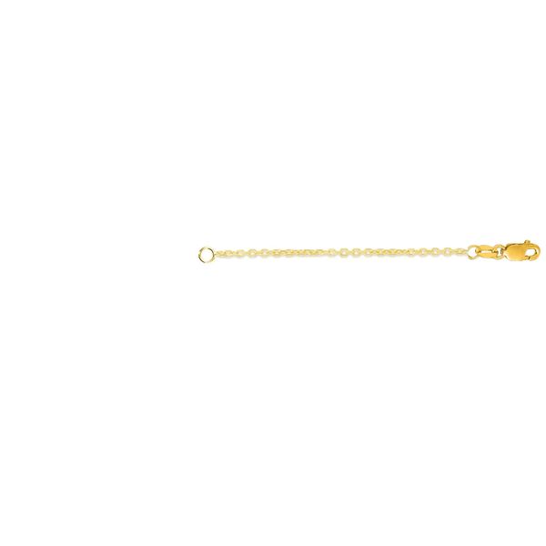 14K Gold 1.8mm Cable Chain 3