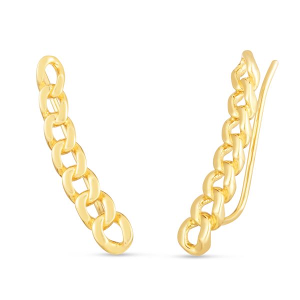 14K Climber Curb Earring Enchanted Jewelry Plainfield, CT
