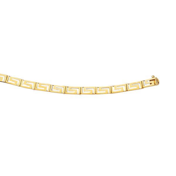 14K Gold Greek Key Bracelet Washington Diamond Falls Church, VA