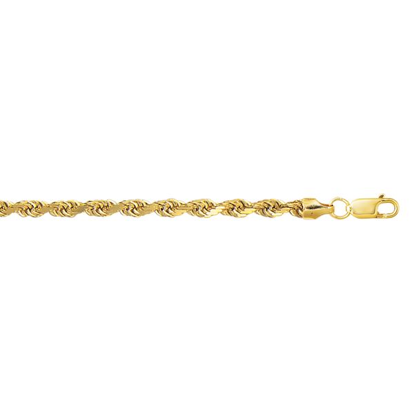 14K Gold 4mm Lite Rope Chain  Parris Jewelers Hattiesburg, MS