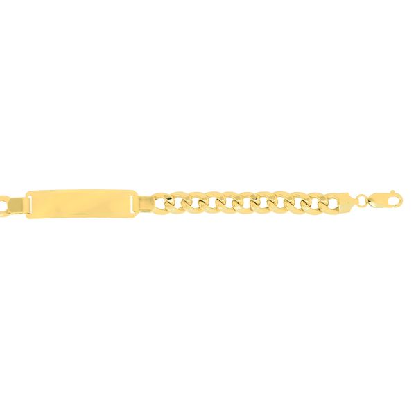 14K Gold 8mm Polished ID Bracelet Washington Diamond Falls Church, VA