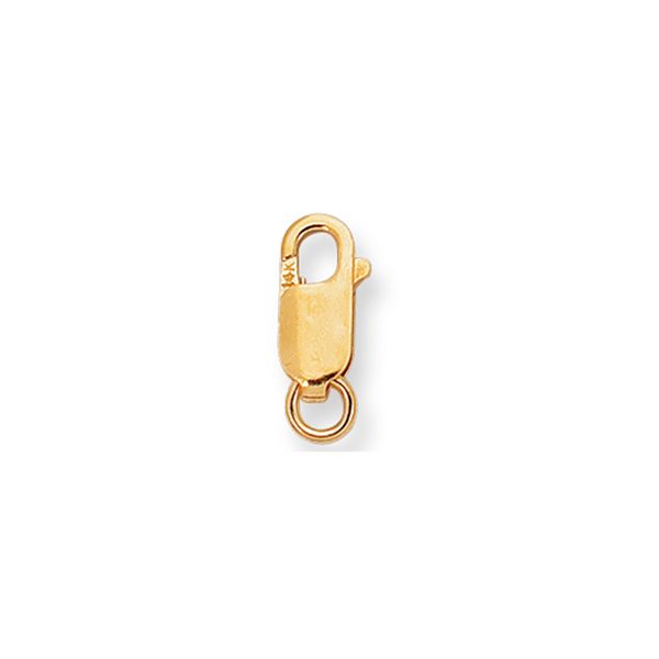 14K Gold 13mm Rectangular Lobster Lock Valentine's Fine Jewelry Dallas, PA