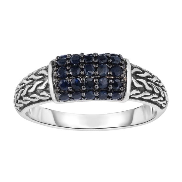 Sterling Silver Sapphire Woven Ring Adair Jewelers  Missoula, MT
