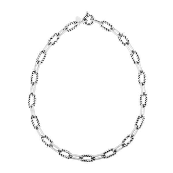 Silver Italian Cable Paperclip Necklace Patterson's Diamond Center Mankato, MN