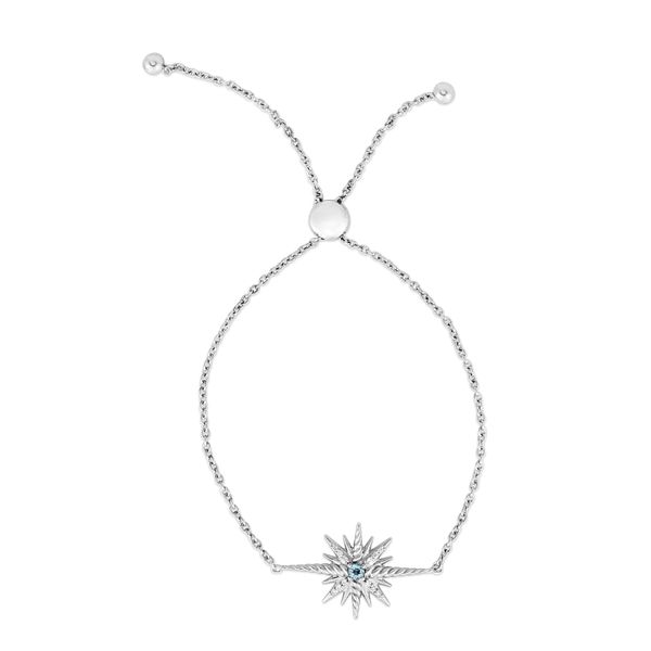 Constellation Diamond & Blue Topaz Adjustable Bracelet Young Jewelers Jasper, AL
