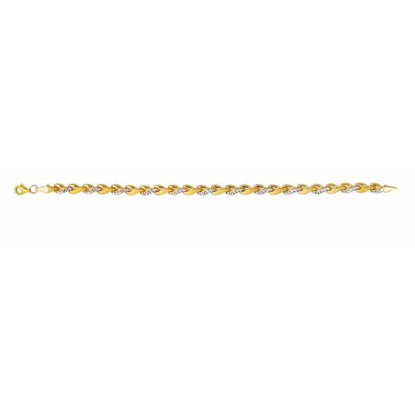 14K Two-Tone Gold Stampato Bracelet Washington Diamond Falls Church, VA