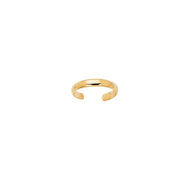 14K Gold Polished Band Toe Ring Enchanted Jewelry Plainfield, CT