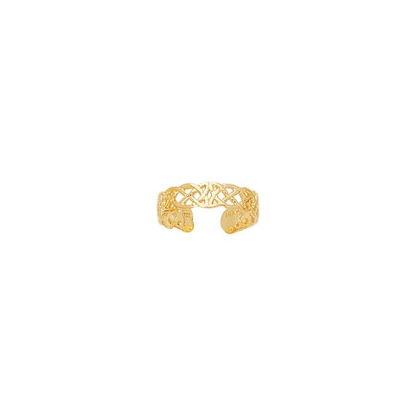 14K Gold Celtic Toe Ring Enchanted Jewelry Plainfield, CT