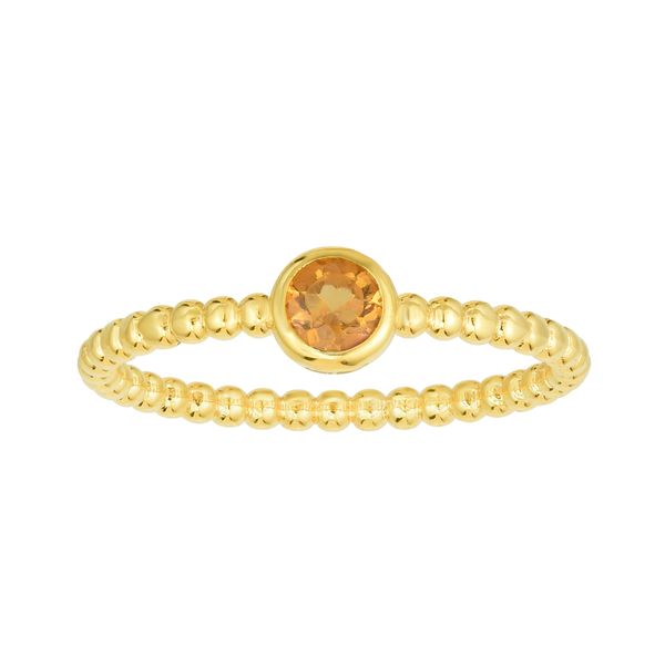 14K Gold Popcorn Gemstone Ring Young Jewelers Jasper, AL