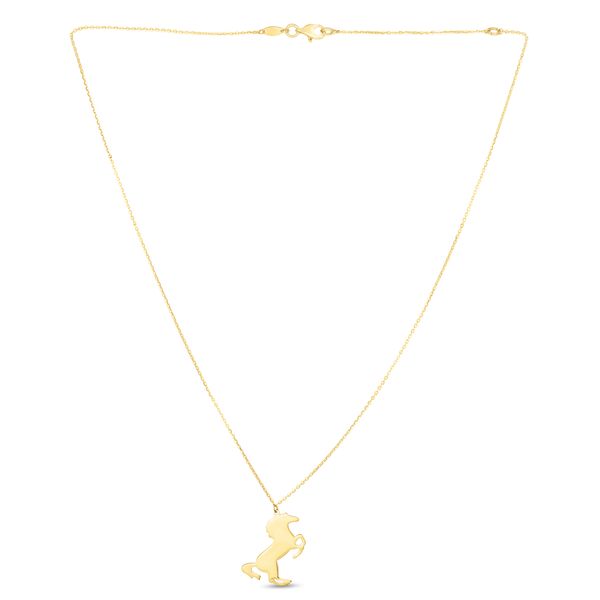 14K Gold Horse Necklace Adair Jewelers  Missoula, MT