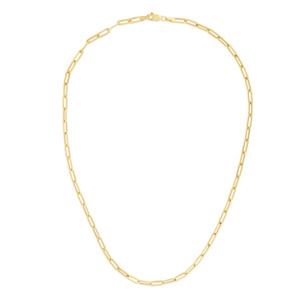 14K Gold 3.2mm Paperclip Chain Adair Jewelers  Missoula, MT