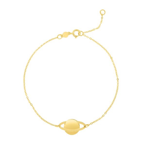 14K Gold Saturn Bracelet Adair Jewelers  Missoula, MT