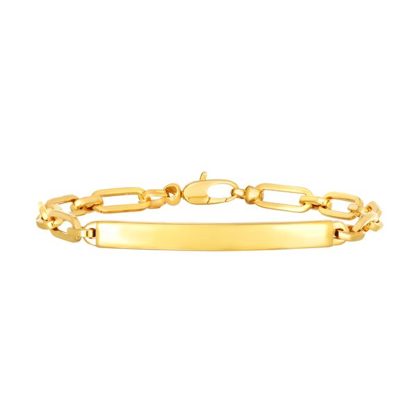 14K Gold Paperclip Chain ID Bracelet  Adair Jewelers  Missoula, MT