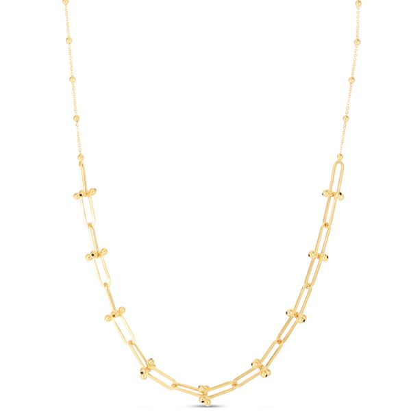 14K U Link Bead Chain Necklace Parris Jewelers Hattiesburg, MS