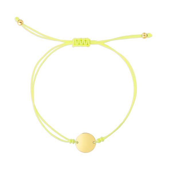 14K Yellow Cord Circle Adjustable Bracelet Parris Jewelers Hattiesburg, MS
