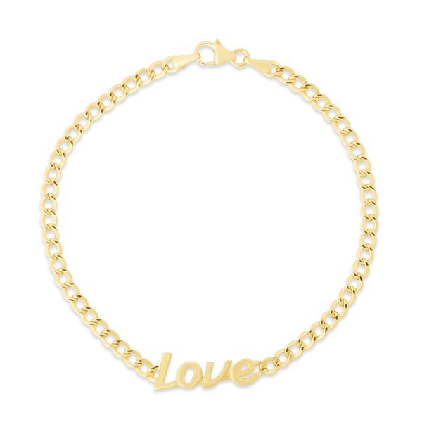 14K Love Curb Bracelet Scirto's Jewelry Lockport, NY