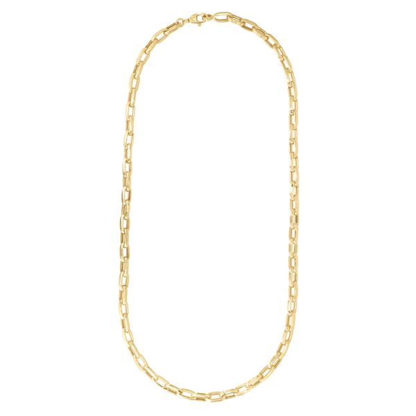 14K Men's Paperclip Necklace Scirto's Jewelry Lockport, NY