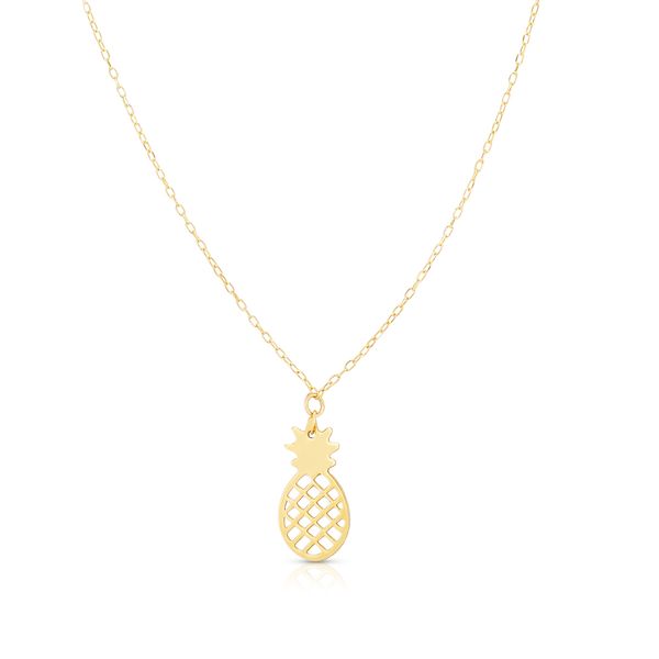 14K Gold Pineapple Necklace Adair Jewelers  Missoula, MT